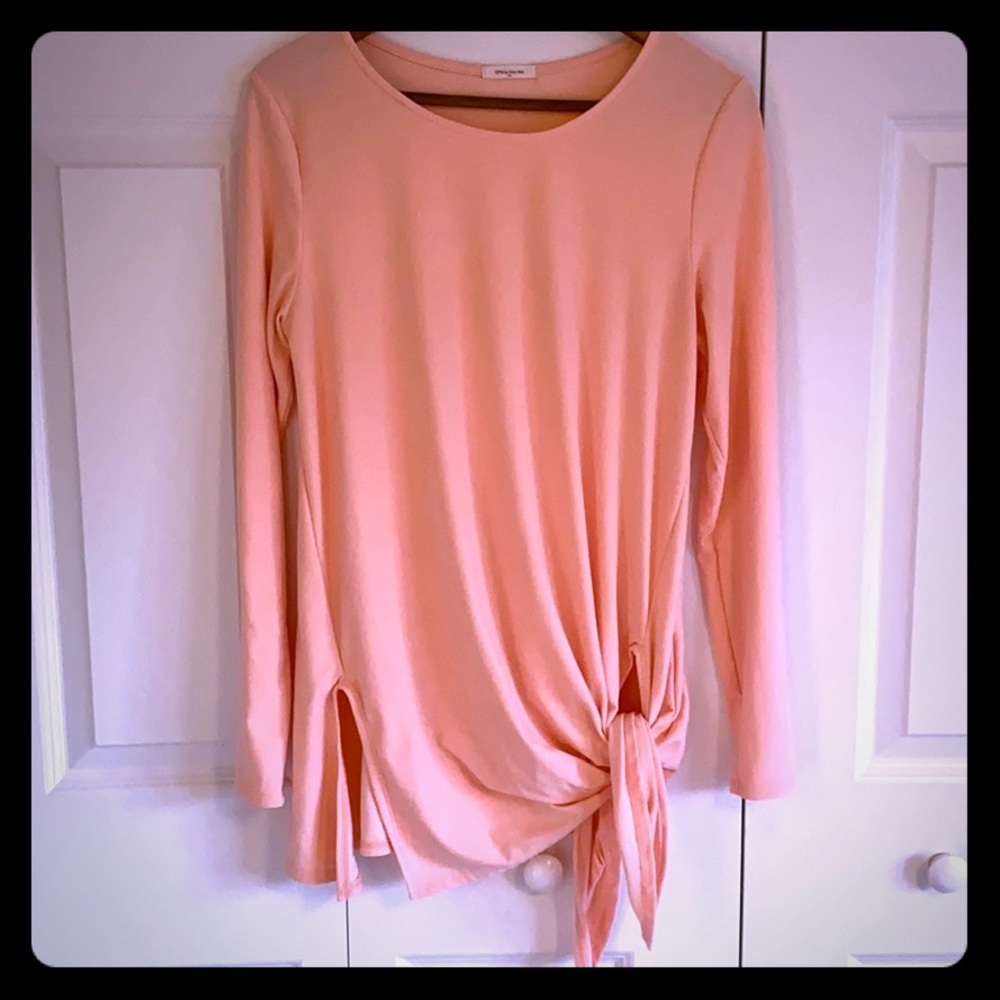 12PM by Mon Ami Side Tie Top Large